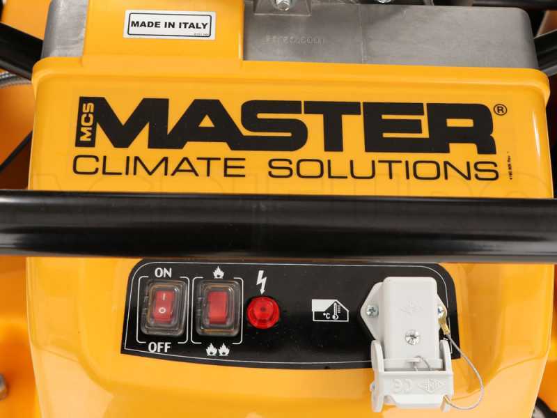 Generador de aire caliente a gas&oacute;leo, combusti&oacute;n directa, Master DC 61 Hybrid