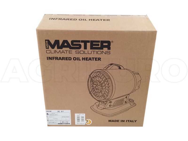 Master XL 61 - Generador de aire caliente a gas&oacute;leo de combusti&oacute;n directa - 17 kw
