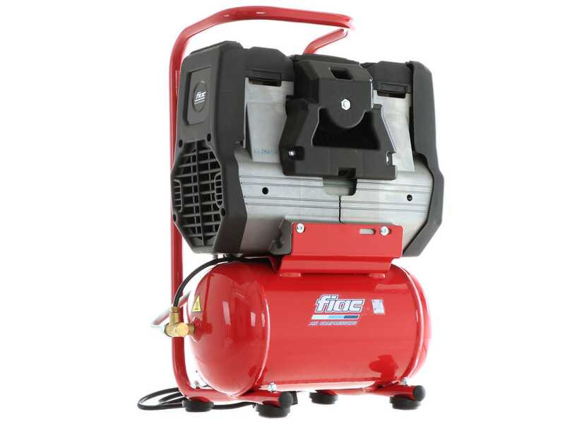 FIAC Silent XS88 - Compresor de aire el&eacute;ctrico monof&aacute;sico silencioso, sin aceite - Motor 0.75 HP - 6 L