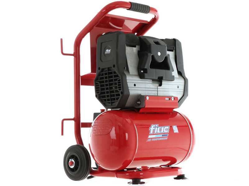 FIAC Magnum XS88 - Compresor de aire el&eacute;ctrico monof&aacute;sico silencioso, sin aceite - Motor 0.75 HP - 10 L