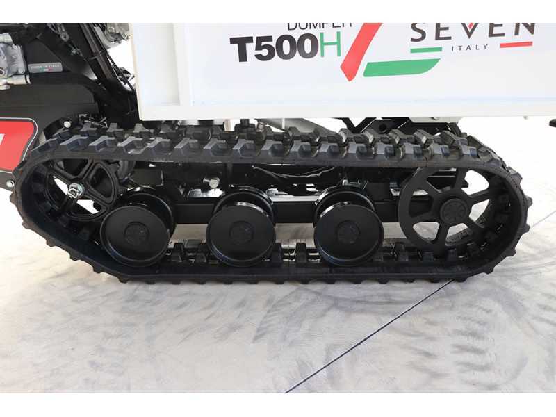 Carretilla de orugas con motor Seven Italy T500H GX-E - caja extensible - capacidad 500 kg
