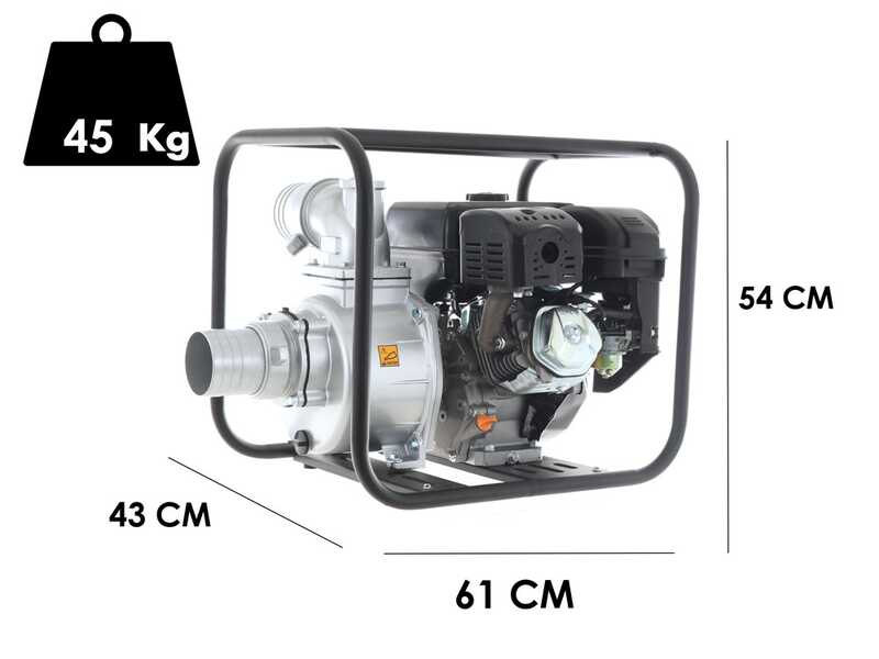 Motobomba de gasolina RT100ZB26-5.2Q  motor R270 con oil sensor