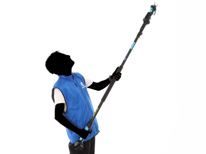 Campagnola Stark XL - Tijera el&eacute;ctrica de poda con p&eacute;rtiga 230cm - 21.6V 2.5Ah - 3x 21,6V 2,5 Ah