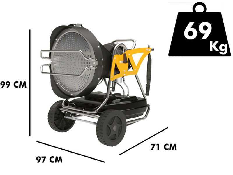 Master XL 91 - Generador de aire caliente de gas&oacute;leo directo de infrarrojos