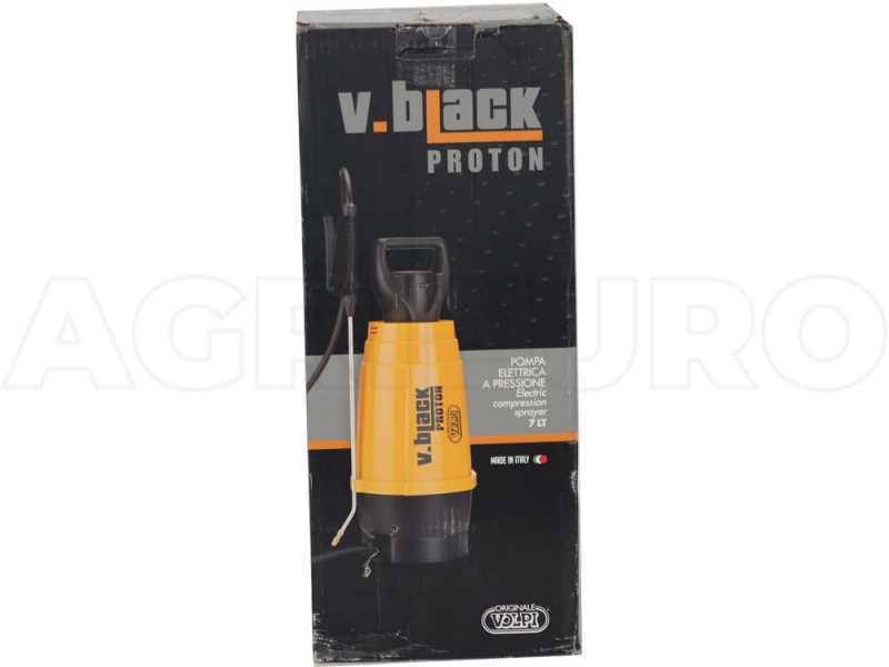 Volpi V.BLACK PROTON 7L - Pulverizador de bandolera a bater&iacute;a - 7 L