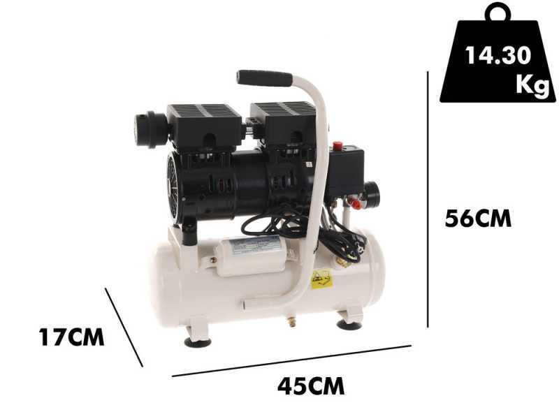 BlackStone SBC 09-07 - Compresor de aire el&eacute;ctrico silencioso