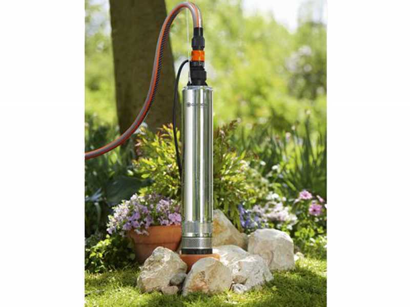 Gardena 5500/5 Inox - Bomba sumergible para pozos - Para agua limpia - 850W