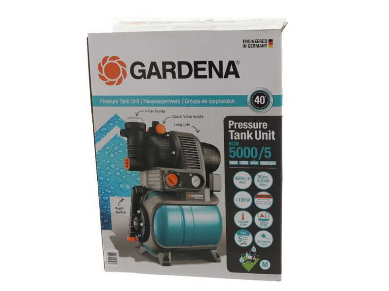Bomba Autoclave Gardena 5000/5 con funci&oacute;n ahorro energ&eacute;tico