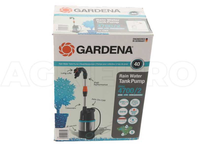 Bomba sumergible Gardena 4700/2 Inox para aguas limpias - 550W