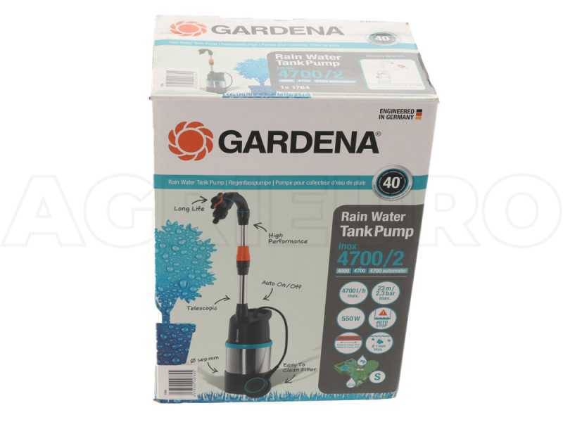 Gardena 4700/2 Inox - Bomba sumergible para aguas limpias - 550W