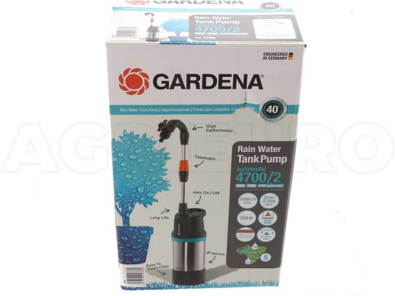Gardena 4700/2 Inox Automatic - Bomba para dep&oacute;sitos - 550W