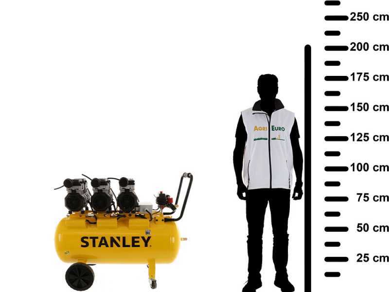 Stanley DST370/8/100-3 - Compresor de aire el&eacute;ctrico - con ruedas SXCMS3013E 100l