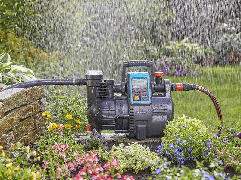 Bomba Gardena autom&aacute;tica 5000/5E LCD con funci&oacute;n ahorro energ&eacute;tico