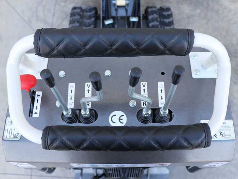 Blackstone TB-PRO 5500 DLT-Hydro - Carretilla de orugas con caj&oacute;n dumper hidr&aacute;ulico de 500 kg - Cambio hidrost&aacute;tico