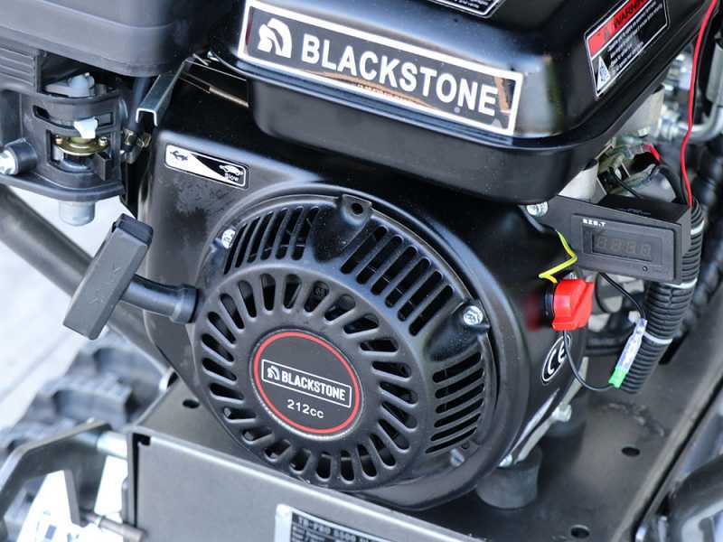 Blackstone TB-PRO 5500 DLT-Hydro - Carretilla de orugas con caj&oacute;n dumper hidr&aacute;ulico de 500 kg - Cambio hidrost&aacute;tico