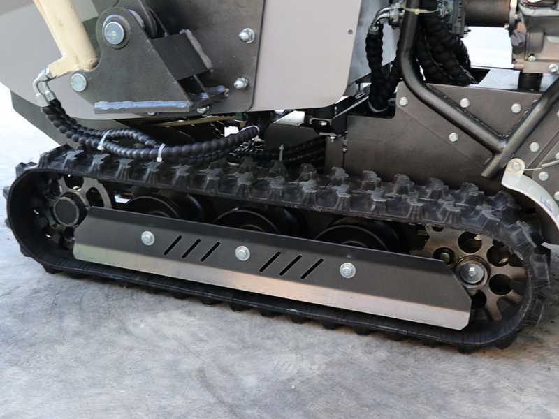 Blackstone TB-PRO 5500 DLT-Hydro - Carretilla de orugas con caj&oacute;n dumper hidr&aacute;ulico de 500 kg - Cambio hidrost&aacute;tico