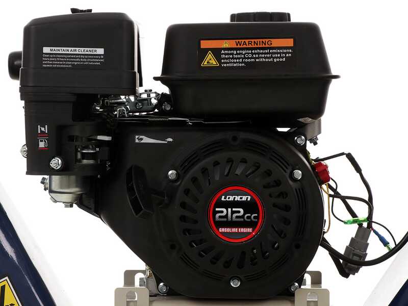 BullMach Hercules 65 L - Biotrituradora de gasolina - Motor Loncin LC170F 212 cc