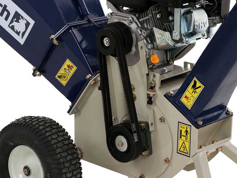 BullMach Hercules 65 L - Biotrituradora de gasolina - Motor Loncin LC170F 212 cc