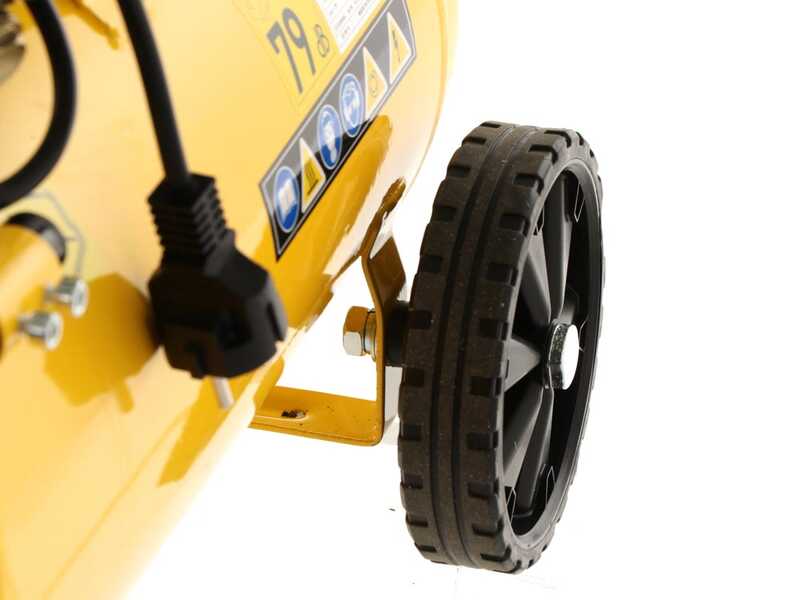 Stanley DST 150/8/24 SXCMS1324H - Compresor de aire el&eacute;ctrico monof&aacute;sico silencioso, sin aceite - Motor 1.3 HP - 24 L