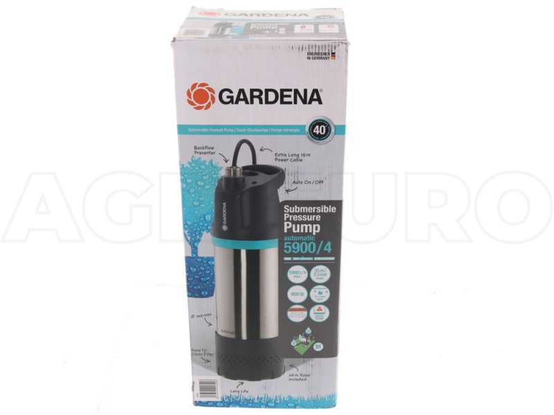 Bomba sumergible Gardena 5900/4 Inox Automatic - para aguas limpias - 900W