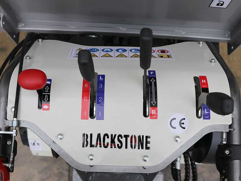 Carretilla de orugas Blackstone TB-PRO 5500 FT - Caj&oacute;n extensible basculante 500Kg