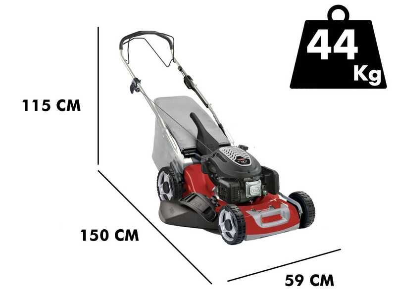 Cortac&eacute;sped autopropulsado CastelGarden XM 55 S - Motor de gasolina ST 170 - corte 53 cm