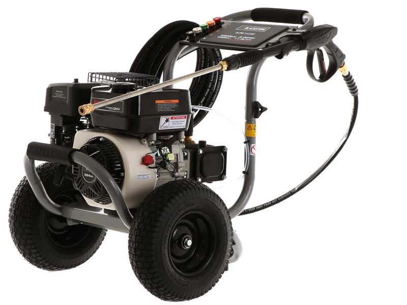 BlackStone B-PW 11/230 - Hidrolimpiadora de gasolina - 228 bar - 678 L/h - Motor DH225 - con bomba Annovi &amp; Reverberi
