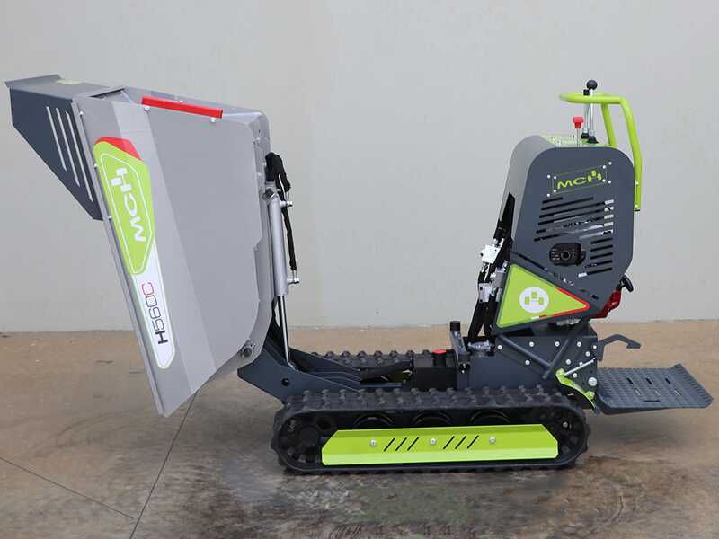 Carretilla de orugas MCH H560C-GX - Caj&oacute;n dumper hidr&aacute;ulico de 500 kg - Cambio hidrost&aacute;tico