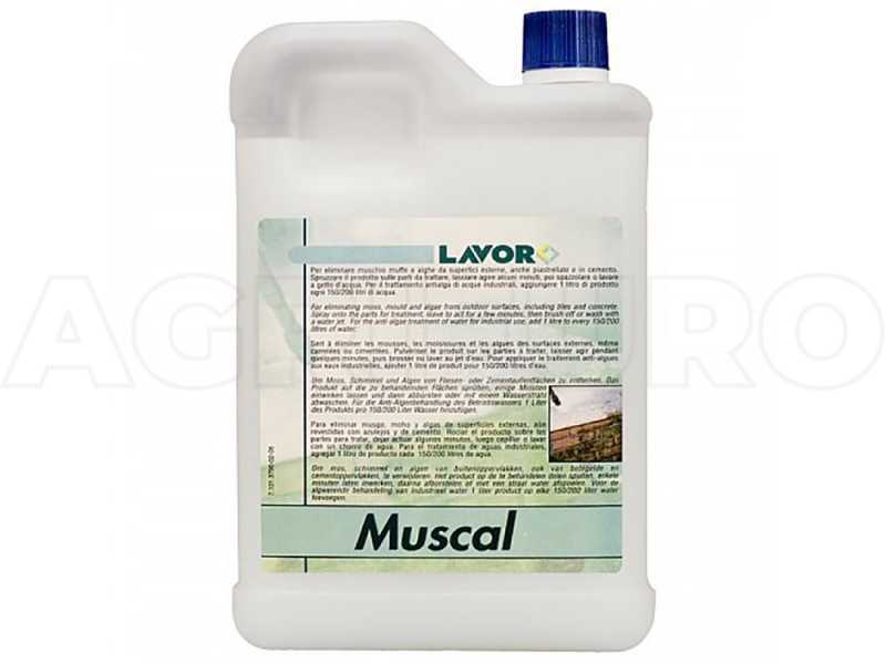 Detergente Lavor para hidrolimpiadora Muscal 2 litros