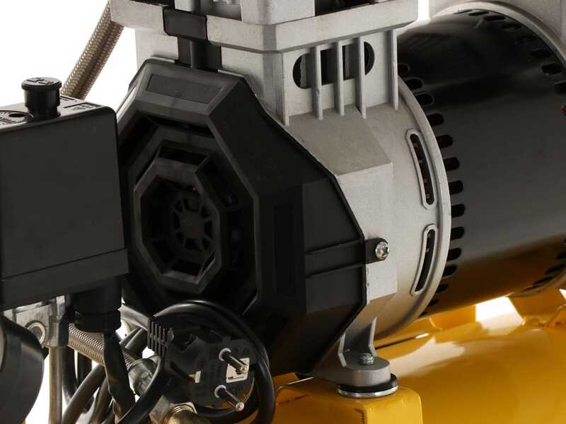Stanley DST 240/8/50 - Compresor de aire el&eacute;ctrico monof&aacute;sico silencioso, sin aceite - Motor 2 HP - 50 L