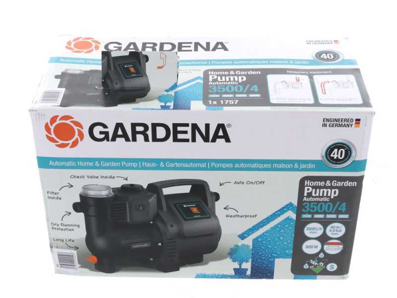 Bomba Gardena autom&aacute;tica 3500/4E - 800W- para agua limpia - 4,0Bar