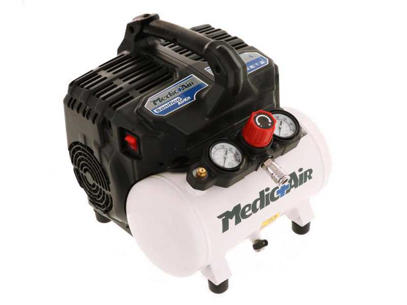 Medic+Air Siltek S/6 Sanifico - Compresor para desinfecci&oacute;n el&eacute;ctrico, compacto, port&aacute;til - 6 L