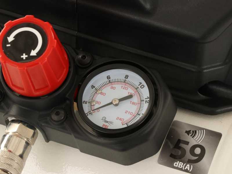 Medic+Air Siltek S/6 Sanifico - Compresor para desinfecci&oacute;n el&eacute;ctrico, compacto, port&aacute;til - 6 L