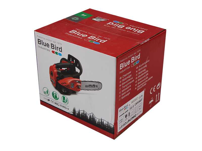 Blue Bird CSP 280TC -Motosierra de mezcla para poda - Espada Carving de 25 cm