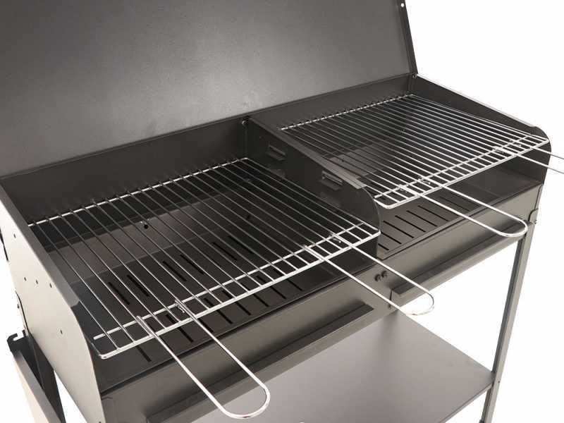 Seven Italy Vanessa 2G - Barbacoa de carb&oacute;n de hierro artesanal - 2x 47.5x37cm
