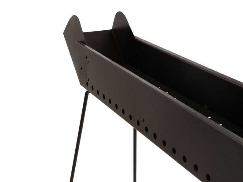 Mille BBQ-80 Go - Barbacoa de carb&oacute;n para pinchos - 80x14cm