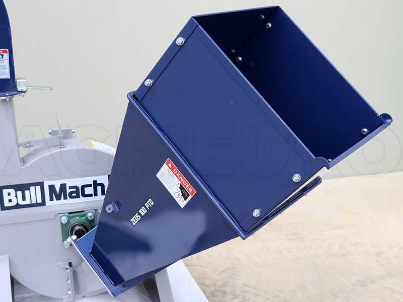 BullMach ZEUS 100 PTO - Biotrituradora para tractor - Con enganche de 3 puntos