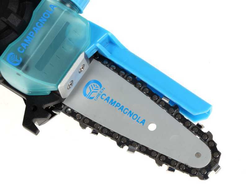 Podadora manual el&eacute;ctrica de bater&iacute;a Campagnola T-Rex - 1 bater&iacute;a de 4 Ah + 1 bater&iacute;a de 2,5 Ah