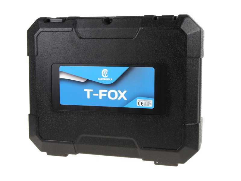 Podadora manual el&eacute;ctrica de bater&iacute;a Campagnola T-Fox - 2 bater&iacute;as de 21,6 V - 4 Ah