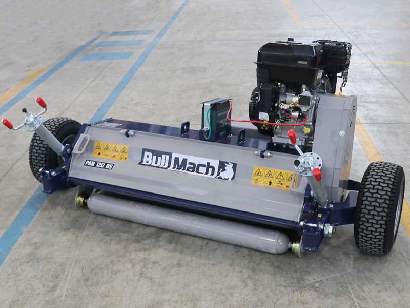 Desbrozadora de gasolina para quad BullMach PAN 120 L - Trituradora, picadora