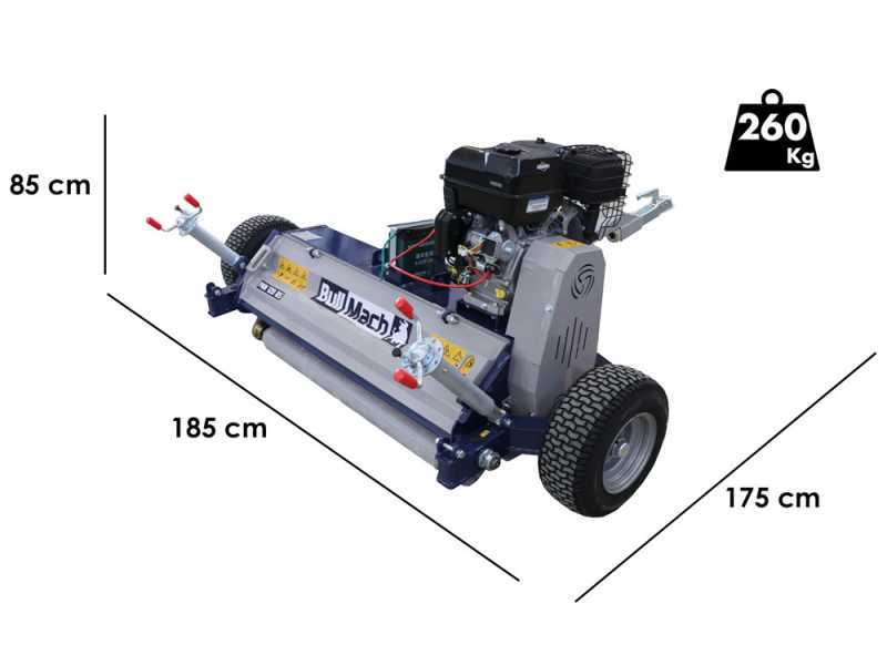 BullMach PAN 120 BS - Desbrozadora de arrastre para quad - B&amp;S XR2100