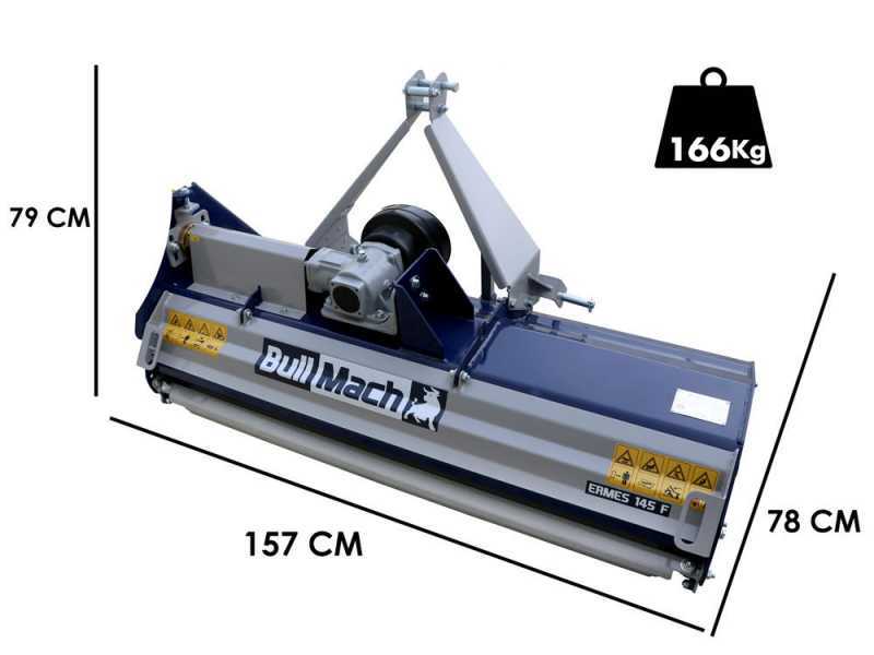 BullMach Ermes 145 F - Trituradora para tractor - Serie ligera