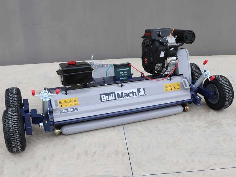 BullMach PAN 150 L - Desbrozadora de arrastre para quad - Loncin LC2V80FD