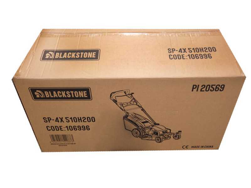 Cortac&eacute;sped de gasolina Blackstone SP-4X 510 H200 - con ruedas pivotantes y motor HONDA GCV200