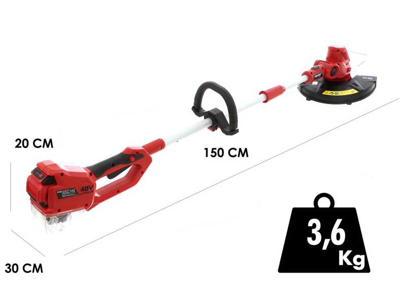 Blue Bird R3S - Cortabordes de bater&iacute;a - 40V - 2.5Ah