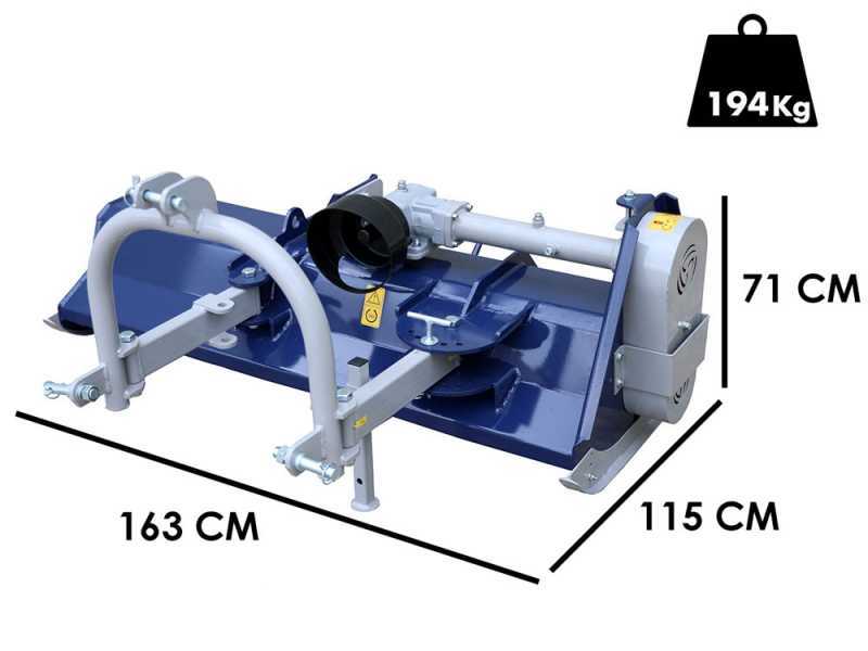 BullMach Ermes 145 S - Trituradora para tractor - Serie ligera - Desplazamiento manual