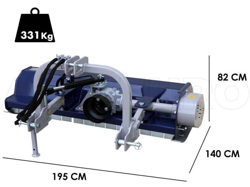 BullMach Maia 175 SH  - Trituradora para tractor - Serie media - Desplazamiento hidr&aacute;ulico