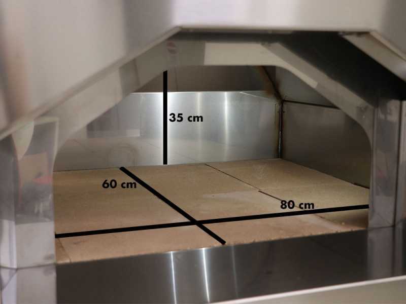 Horno de leña Seven Italy Rossella 100x85x200 , en oferta en AgriEuro