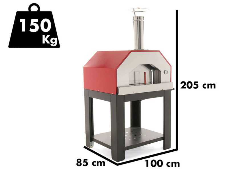 Horno de leña Seven Italy Rossella 100x85x200 , en oferta en AgriEuro