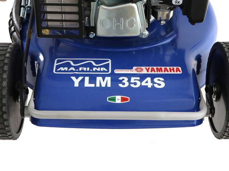 Cortac&eacute;sped de gasolina autopropulsado Marina Systems YLM 354S VV - Corte 52 cm - motor Yamaha MA190 - 4 en 1